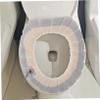 Alipis Plush Toilet Seat Cover for Winter Bathroom Use Xmas Polyester view 4