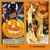 Halloween Tarot Deck. Vintage Halloween Art Tarot with QR Code Guidance view 3