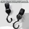 2PC Pram Hook - Pram Hooks for Bags | Baby Stroller Hooks for Hanging Bags | 360 Rotating Buggyy Hooks | Stroller Hooks for Bags | Stroller Clips Stroller Straps for Purse, Organizer, Water Bottles view 3