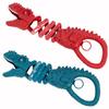 Fun Express 9" x 1 3/4" Red & Blue Extending Dinosaur Chomping Grabbers - 6 Pc. view 1