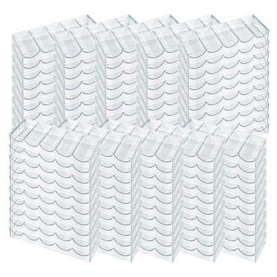 Gamers Lounge Poker Chip Trays - 100-count Clear Acrylic Poker Chip Racks - Chip Storage and Display Case (100)