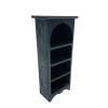 1:12 Scale Dollhouse Bookshelf Handmade Photo Prop Dollhouse Furniture Miniature Wooden Bookcase for Home Living Room Cabinet view 1