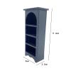 1:12 Scale Dollhouse Bookshelf Handmade Photo Prop Dollhouse Furniture Miniature Wooden Bookcase for Home Living Room Cabinet view 2
