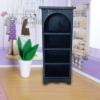 1:12 Scale Dollhouse Bookshelf Handmade Photo Prop Dollhouse Furniture Miniature Wooden Bookcase for Home Living Room Cabinet view 3