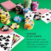 Gamers Lounge Phoenix Real Clay 10-gram Poker Chips (25-Pack) - Ultra Premium Casino Style Poker Chips ($500 Purple) view 2