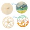 BESTonZON 20pcs Unfinished Wooden Gyroscopes for Boys and Girls DIY Painting Tops for Creative Fun Classrooms and Craft Projects view 3