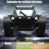 Authticar RC Tank Car, 1:16 Scales Transport Military Vehicle RC Tank, 4WD RTR Off Road RC Crawler with 360Rotating Drifting Dual Motor Gearbox Proportional Control Military Truck RC Toy for Adult view 3