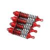 4Pcs RC Set, Replacement Shocks for LOSi Lasernut U4 Tenacity 1/10 Off Road Vehicle, High Elastic Spring, Aluminum and Plastic Material, Stable Running (Red) view 3