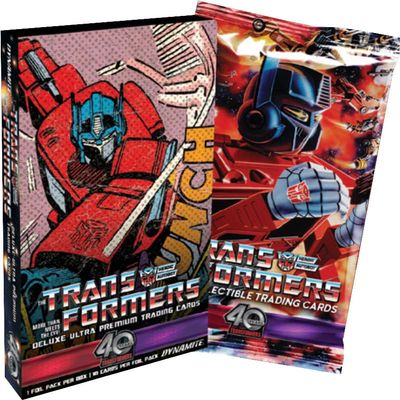 Transformers Collectible Trading Cards: 40th Anniversary Deluxe Ultra-Premium Mini-Box Foil-Pack