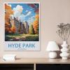 1000PcsHyde Park London, Vintage Travel PosterJigsaw Adult Decompression Game Puzzle Students Toy for Children Christmas Birthday Gifts50x70cm-AR4 view 2