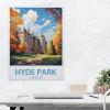 1000PcsHyde Park London, Vintage Travel PosterJigsaw Adult Decompression Game Puzzle Students Toy for Children Christmas Birthday Gifts50x70cm-AR4 view 3