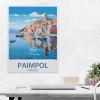 Jigsaw Puzzle 1000 Pieces for AdultsPaimpol French Coast Vintage Travel PosterTeens Boys Girls Puzzles Premium Quality Fun Family Challenging Puzzles for Birthday38x26cm-AO29 view 3