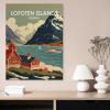 1000PcsLofoten Islands Norway Vintage Travel Poster MountainsJigsaw Adult Decompression Game Puzzle Students Toy for Children Christmas Birthday Gifts38x26cm-AT4 view 2