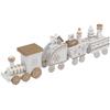 HONMEET 4pcs Train Toy Set Christmas Showcase Ornament for Boys and Girls Holiday Decoration Creative Craft Lightweight and Easy to Store view 1