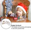 HONMEET 4pcs Train Toy Set Christmas Showcase Ornament for Boys and Girls Holiday Decoration Creative Craft Lightweight and Easy to Store view 3