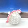 3D Printed Baby Dragon with Egg, 6" White and Pink Easter, Gemstone, Rose, Sushi, Woodland Baby Dragon, Fidget ADHD Autism Toy BD007WP-WE (Rose Baby Dragon) view 2