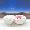 3D Printed Baby Dragon with Egg, 6" White and Pink Easter, Gemstone, Rose, Sushi, Woodland Baby Dragon, Fidget ADHD Autism Toy BD007WP-WE (Rose Baby Dragon) view 4