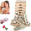 Beecotox Spanish Blocks Tower Game for Adult Couples Board en espaol Tumbling Stacking Lovers Funny Bedroom Sports view 1