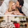 Beecotox Spanish Blocks Tower Game for Adult Couples Board en espaol Tumbling Stacking Lovers Funny Bedroom Sports view 2