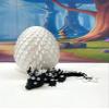 3D Printed Dragon with Egg, 6" Cherry Blossom Baby Dragon, Articulated Dragon Toy, Fidget ADHD Autism Toy BD004 (Black & White Baby Dragon) view 1