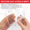 (1 Pack) 180 PT Premium Magnetic Card Holder UV Protection Long Term Storage Case Hard Plastic One Touch Protector for Sports Cards Acrylic Display Card Cases view 2