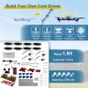 DIY Drone Kit with Brushless Motor & Dual Camera - STEM Building Project with Optical Flow Hovering, 360 Flips, One-Click Controls for Beginners to Learn Drone Engineering view 3