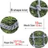 Heavy-Duty Outdoor Climbing Cargo Net - Polyamide Material, Perfect for Kids & Adults, Military-Grade Climbing Net for Balcony, Railing, and Warrior Obstacle Courses(Size:1x2m/3.3x6.6ft) view 4