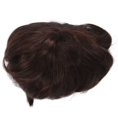 Boy Curly Short Wig, Dark Brown Texture, Lifelike Appearance for Kids, Easy to Use at Parties, Halloween, Daily Life