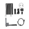 120X Adjustable Zoom Lens 2 Output 5MP Digital Microscope Camera Direction Brightness Adjustment Metal Bracket for Microelectronics Machinery Jewelry (US Plug) view 3