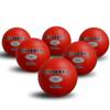Official Dodgeball, Game Set of 6, 7-inch Foam, World Dodgeball Federation Approved (WDBF) (Red)