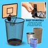 Basketball Trash Can Hoop  Mini Clip On Basketball Hoop with Backboard for Office and Bedroom Garbage Can  Fun Novelty Gag Gift view 2