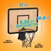 Basketball Trash Can Hoop  Mini Clip On Basketball Hoop with Backboard for Office and Bedroom Garbage Can  Fun Novelty Gag Gift view 4