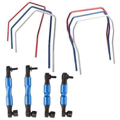 RC Upgrade Accessories for Traxxas 4X4 for Slash for Stampede for Rustler for Rally RC Car Front and Rear Sway Bar Kit SLF311 Upgrade Parts Accessories