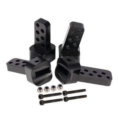 RC Car Repair Kit for Axial for SCX10 II for AR44 1/10 Axle Alloy Rear Upper Link Riser Anti-Squat Mounts RC Rigs Crawler Chassis DIY Upgrade RC Car Parts(Black)