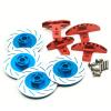 RC Upgrade Accessories for Sakura D4 RWD 1/10 4pcs Brake Disc Set RC Drift for Racing Car Model Upgrade Parts Remote Control Car Replacement DIY Parts(Blue) view 1