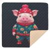 Kigai Cute Pig Baby Play Mat for Floor 50'' x 50'' Soft & Anti- Slip Crawling Mat Playpen Mat Waterproof Foldable Playmat for Infants, Babies, Toddlers view 1