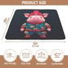 Kigai Cute Pig Baby Play Mat for Floor 50'' x 50'' Soft & Anti- Slip Crawling Mat Playpen Mat Waterproof Foldable Playmat for Infants, Babies, Toddlers view 3