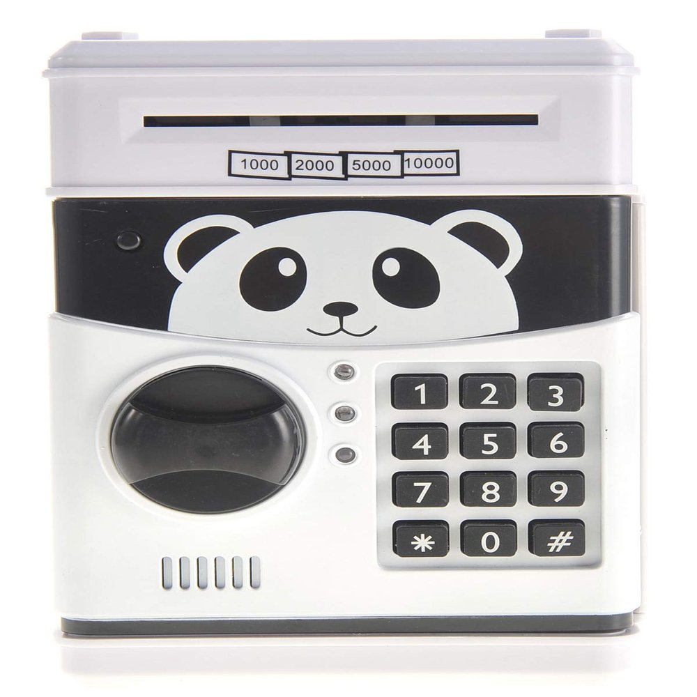 A and E Imports - Cartoon Panda Electronic Password Protected Piggy Coin Bank