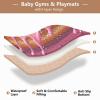 Kigai Donuts Baby Play Mat for Floor 50'' x 50'' Soft & Anti- Slip Crawling Mat Playpen Mat Waterproof Foldable Playmat for Infants, Babies, Toddlers view 4
