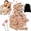 Lust Tower - 48Pcs Super Naughty Block Tower Game, Fun Date Night Activities, Valentine Tumbling Tower Stacking Blocks, Date Night Party Game view 1