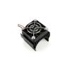 RC Car Parts for Traxxas for Hsp for Scx10 540/550/3670 Motor Heat Sink Cooler Heat Fin 36mm Diameter Radiator Cooler 4010 Dc 5v Cooling Fan Rc Model Car Parts(Black) view 2