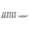 6Pcs Adjustable Metal Linkage Pull Rod Front/Rear Servo Link for Wltoys A949 A959 A969 A979 K929 RC Car Upgrade Spare(Blue) view 3