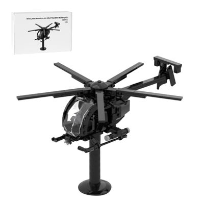 XMBRICDIYY Helicopters Building Blocks Set, AH-60 Comanche Military Stealth Helicopters, Collectible Military-Themed Model, Designed by BrickBoss (225PCS)