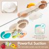 ALASOU 3PCS Pop Suction Cup Spinner Sensory Airplane Travel Toys for 1 2 Year Old Boy Girl Birthday Gift|Novelty Spinning Tops Easter Basket Stuffers for Toddlers Infant|Baby Bath Toy Kids Ages 1-3 view 3