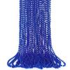 15PCS Blue Bead Necklace, 4th of July Beads Necklaces Accessories, 33" Festival Party Parade Throw Beads Necklace Costume, Blue Beaded for Wedding Birthday Gender Reveal Party Supplies Decorations view 1