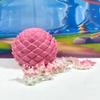 Articulated Dragon and Dragon Egg, 3D Printed White and Pink Cherry Blossom Dragon, 12" Fidget ADHD AutismToy, Executive Desk Toy IHWD068-PE view 1