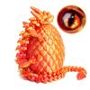 3D Printed Dragon Eggs with Dragon Inside, Easter Basket Essentials Stuffers, Mystery Crystal Dragon Easter Egg Fillers Toys, Articulated Fidget 3D Printed Animals, Surprise Gift view 1