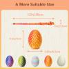 3D Printed Dragon Eggs with Dragon Inside, Easter Basket Essentials Stuffers, Mystery Crystal Dragon Easter Egg Fillers Toys, Articulated Fidget 3D Printed Animals, Surprise Gift view 3