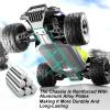 TWIKOMI 1:18 Scale All-Terrain RC Car for Adults - 40+KM/H High Speed 4WD Off-Road Remote Control Truck with 2 Rechargeable Batteries, 2.4GHz Electric Toy Vehicle Gift for Teens and 14+ (1:18 Scale) view 4