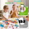 TIGERHU Wooden Train Set | Educational Building Toys with Snap-On Design, Eco-Friendly Solid Wood Tracks & Non-Toxic Materials for Ages 3-8 view 3